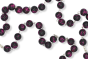   Purple/Pink Murano Style Glass Bead Rosary    