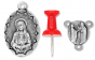  Seven Sorrows Medals Parts Set - pkg of 8  (Minimum quantity purchase is 1)