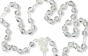 AB Clear Crystal / April 7mm Glass Bead Rosary - 20 1/2"  (Minimum quantity purchase is 1)