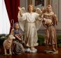 The Shepherds and Angel Figurines Set - Standard Size - r