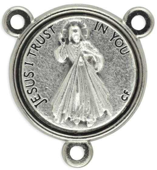 Divine Mercy Round Centerpiece - 3/4 inch   (Minimum quantity purchase is 1) 