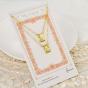 Sterling Silver Scapular – 18K Gold Plated, 26" Length