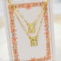 Sterling Silver Scapular – 18K Gold Plated, 26" Length