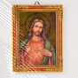 Sacred Heart of Jesus Framed Icon – 7.25" Gold Vintage Style, Joseph’s Studio