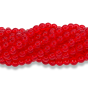 Red Glass Beads, Round, 6mm - Pkg 60   (Minimum quantity purchase is 1)