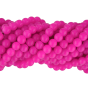Hot Pink Glass Beads - 8mm, pkg 60  (Minimum quantity purchase is 1)