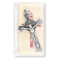 St Benedict Crucifix Pendant (Flared) – 3" Silver Oxidized , Made in Italy *  (Minimum quantity purchase is 1)