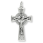 Celtic Crucifix - 1 5/8" Silver Oxidized, Made in Italy  * (Minimum quantity purchase is 2)
