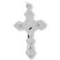  Fleur-de-lis Cut Out Design Crucifix - 2-1/16"  (Minimum quantity purchase is 1)