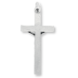 Ornate Crucifix with Botanical Engraving – 1 3/4" Silver Oxidized, Made in Italy * (Minimum quantity purchase is 3)