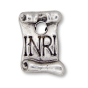 2-1/8" Corpus - Silver Oxidized, Made in Italy *  (Minimum quantity purchase is 2)