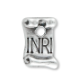 1 5/8" Corpus - Silver Oxidized, Made in Italy *   (Minimum quantity purchase is 1)