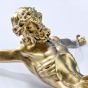 Jesus Corpus for Crucifix – Extra Large 13 3/8" Bronze Finish Resin & INRI, Made in Italy *  (Minimum quantity purchase is 1)