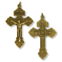 Pardon Crucifix I - 2 1/8" Bronze Plated, Made in Italy * (Minimum quantity purchase is 1)