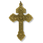 Pardon Crucifix I - 2 1/8" Bronze Plated, Made in Italy * (Minimum quantity purchase is 1)