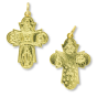 5-Way Cross Medal - 1-1/8", Gold Finish  (Minimum quantity purchase is 2)