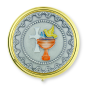 Baptism Pyx / Rosary Case – 2-1/4", Multicolor Enamel & Two-Tone (Minimum quantity purchase is 1)