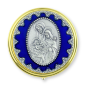 Holy Family Pyx / Rosary Case - 2-1/4", Blue & Two-Tone  (Minimum quantity purchase is 1)