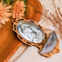 Madonna and Child Holy Water Font - 5 1/8" Olivewood & Sterling Silver, Made in Italy  * (Minimum quantity purchase is 1)