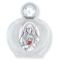  Immaculate Heart of Mary Glass Holy Water Bottle - 1.5 oz Travel Size, Made in Italy *  (Minimum quantity purchase is 1)
