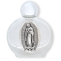 Our Lady of Guadalupe Glass Holy Water Bottle - 1.5 oz Travel Size, Made in Italy  *  (Minimum quantity purchase is 1)