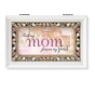 "First My Mom, Forever My Friend" White Rosary and Jewelry Music Box with Rhinestone Border - 6 x 4" * (Minimum quantity purchase is 1) 