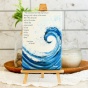 Mother Teresa “Drop in the Ocean” Quote Canvas & Easel – Catholic Art 8.75" x 4.75" - Closeout Sale  *  (Minimum quantity purchase is 1)