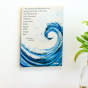 Mother Teresa “Drop in the Ocean” Quote Canvas & Easel – Catholic Art 8.75" x 4.75" - Closeout Sale  *  (Minimum quantity purchase is 1)