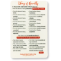 PET Plastic Litany of Humility Prayer Card    (Minimum Quantity 1)