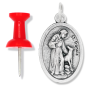 St Francis Pet Medal for Collar with Prayer Card – Catholic Pet Blessing Gift  *  (Minimum quantity purchase is 1)
