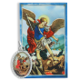 St Michael Medal (1 inch) and Picture Card  (Minimum quantity purchase is 1)