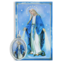 Miraculous Medal (1 inch) and Picture Card   (Minimum quantity purchase is 1)