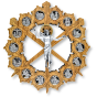 Stations of the Cross Crown of Thorns & Three Nails Wall Plaque (Olivewood) – 11", Made in Italy  (Minimum quantity purchase is 1)