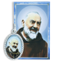 St Pio Medal (1 inch) and Picture Card *    (Minimum quantity purchase is 3)