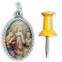 Holy Family Medal (1" Color Image) with Picture Card - Made in Italy *  (Minimum quantity purchase is 2)