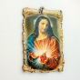  Picture on Wood - Sacred Heart of Jesus 6 inch  (Minimum quantity purchase is 1) 