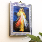  Divine Mercy Icon with Silver and Gold Foil on Wood - 5 1/2"   (Minimum quantity purchase of 1)  