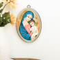 Madonna and the Child Jesus Oval Wall Plaque - 5 3/4"   (Minimum quantity purchase is 1)