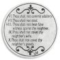 10 Commandments Pocket Token  (Minimum quantity purchase is 1)