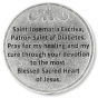  Saint Josemaria Escriva Pocket Token - Patron of Diabetes  (Minimum quantity purchase is 1)