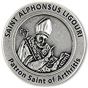  Saint Alphonsus Liguori Pocket Token - Patronage: Arthritis * (Minimum quantity purchase is 3)