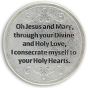 Sacred Heart of Jesus / Immaculate Heart  of Mary Pocket Token(Minimum quantity purchase is 1)