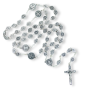 St Benedict Metal Rosary (9mm St Benedict Medal Beads) – Silver Oxidized, Made in Italy * (Minimum quantity purchase is 1)  