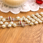 Miraculous Medal Rosary (8mm Ivory Baroque Pearl Beads & Red Enamel) – Made in Italy  (Minimum quantity purchase is 1)
