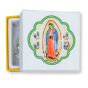 Our Lady of Guadalupe Rosary (Tri-Color Green 6mm Faceted Crystal Beads) – Made in Italy * (Minimum quantity purchase is 1) 