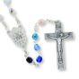 Miraculous Medal Multi-Color Crystal Bead Rosary - 18.25" *  (Minimum quantity purchase is 1)