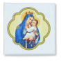 Scapular Rosary (Tri-Color Amber 6mm Faceted Crystal Beads) – Made in Italy * (Minimum quantity purchase is 1)