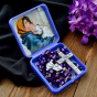 Madonna & Child Rosary – Purple Faceted Crystal Beads, Made in Italy
