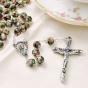 Purple Cloisonné Rosary – 8mm Floral Beads, Made in Portugal