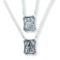  Silver Oxidized Scapular - Metal  *  (Minimum quantity purchase is 1)